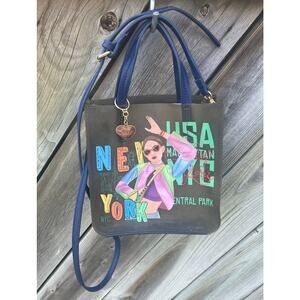 Nikky by Nicole Lee New York Crossbody Bag w/ Charm & Removable Pouch | HTF GUC